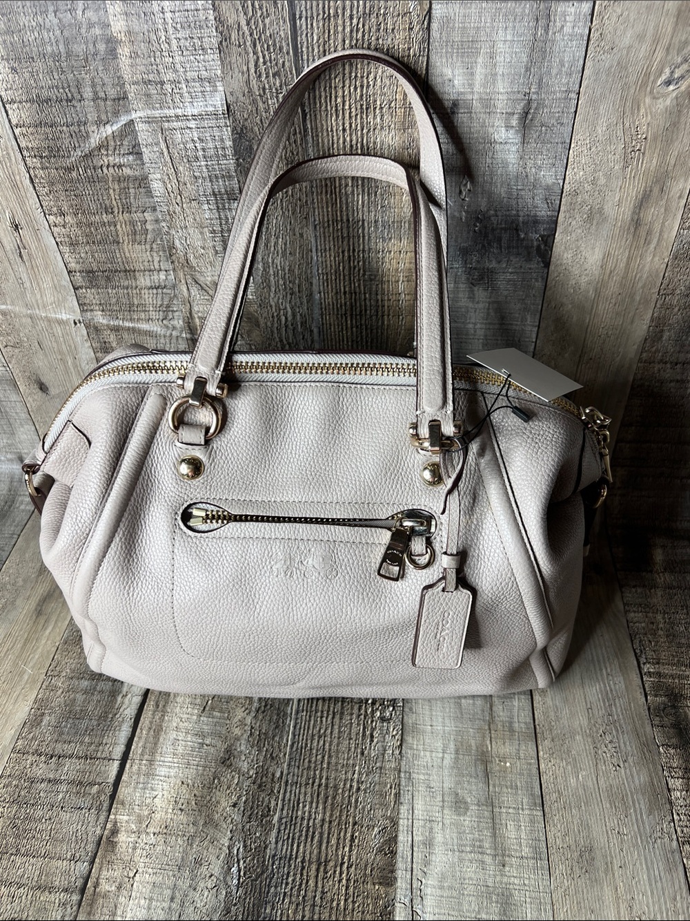 Coach 34362 Prairie  Satchel Handbag in Pebble Leather